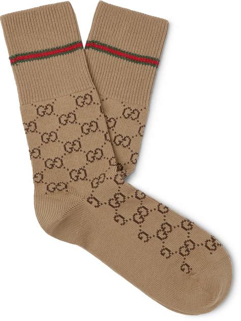 brown gucci socks